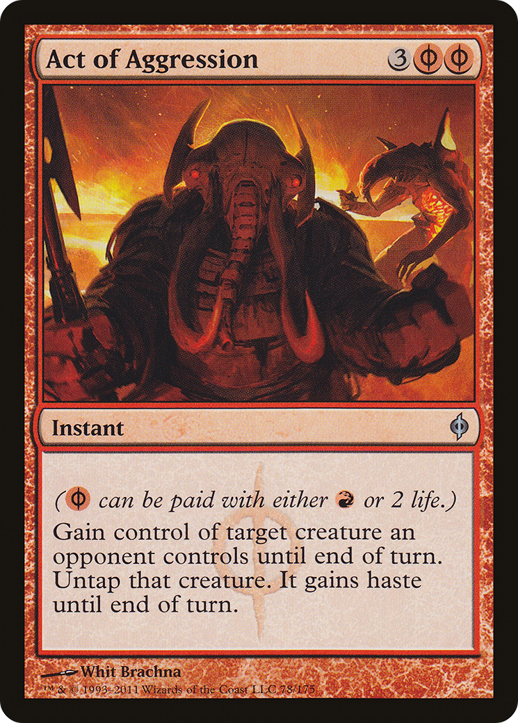 New Phyrexia - (NPH-078) - Act of Aggression