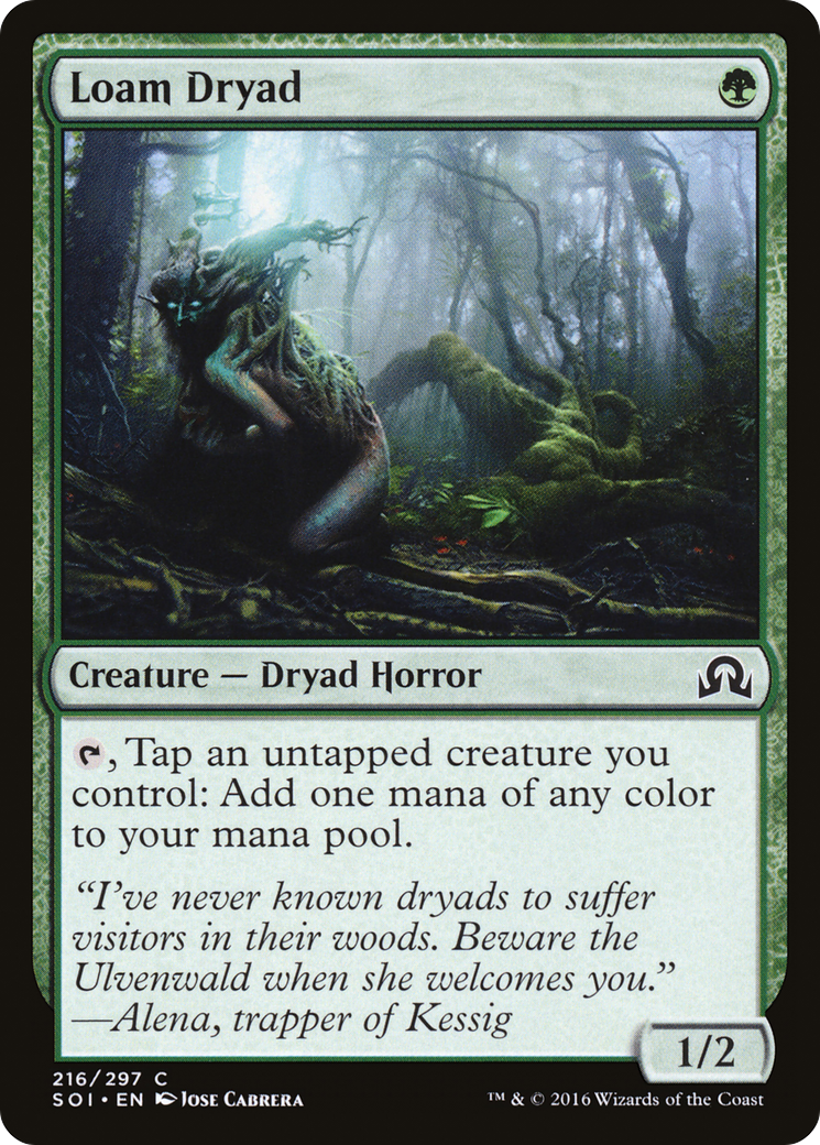 Shadows over Innistrad - (SOI-216) - Loam Dryad