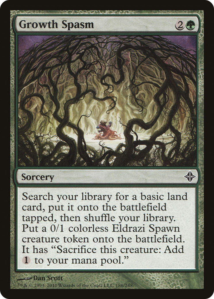 Rise of the Eldrazi - (ROE-186) - Growth Spasm Foil