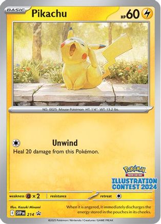 SV Scarlet & Violet Promo Cards 214 Pikachu - Promo