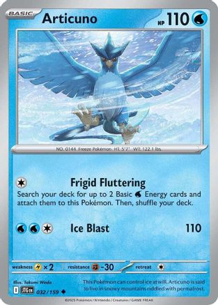 SV09 Journey Together 032/159 Articuno - Uncommon