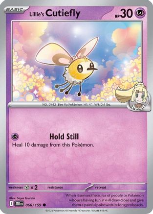 SV09 Journey Together 066/159 Lillie's Cutiefly - Reverse Holofoil - Common