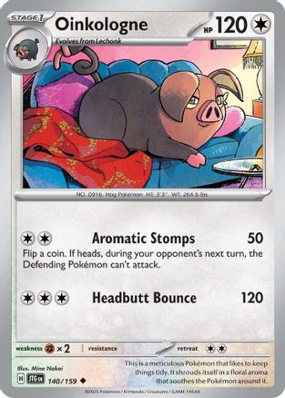 SV09 Journey Together 140/159 Oinkologne - Reverse Holofoil - Uncommon