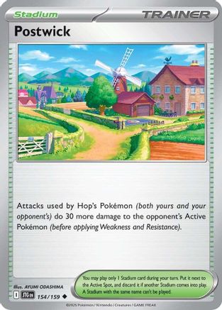 SV09 Journey Together 154/159 Postwick - Reverse Holofoil - Uncommon