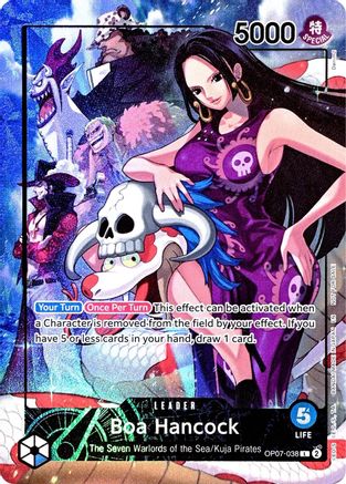 One Piece Promotion Cards OP07-038 Boa Hancock (2025 PSA Magazine Promo) (OP07-038) - Foil - Leader