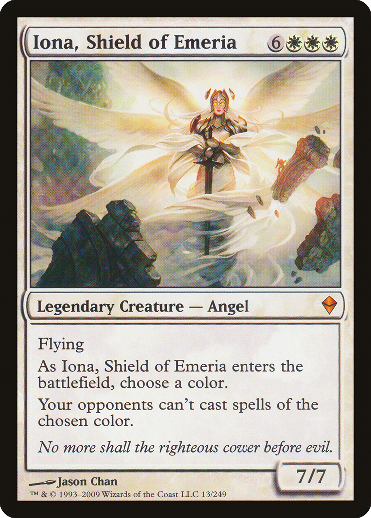 Zendikar - (ZEN-013) - Iona, Shield of Emeria Foil