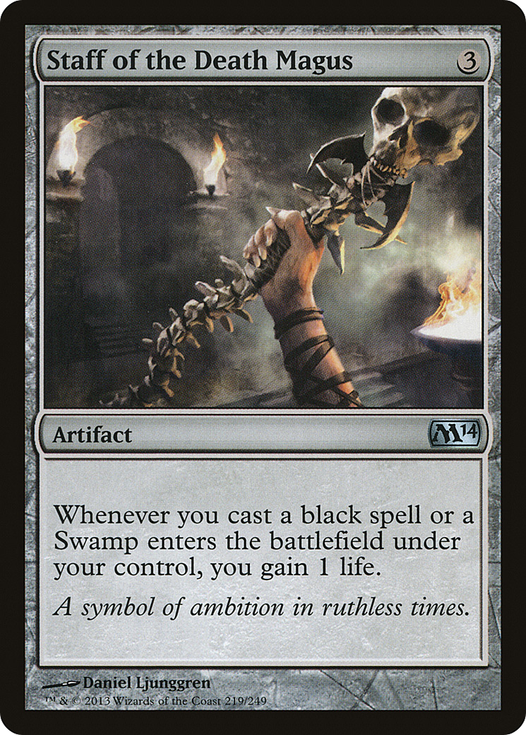Magic 2014 - (M14-219) - Staff of the Death Magus