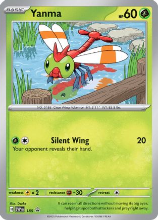 SV Scarlet & Violet Promo Cards 185 Yanma - Holofoil - Promo
