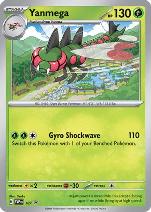 SV Scarlet & Violet Promo Cards 187 Yanmega - Holofoil - Promo