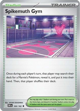 SV10 Destined Rivals 169/182 Spikemuth Gym - Uncommon