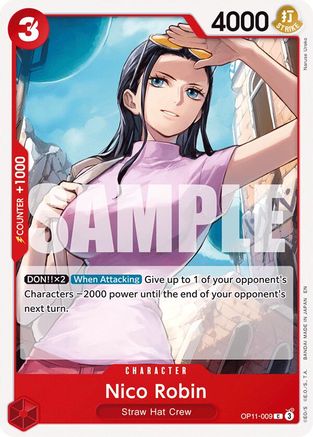 A Fist of Divine Speed OP11-009 Nico Robin (OP11-009) - Common