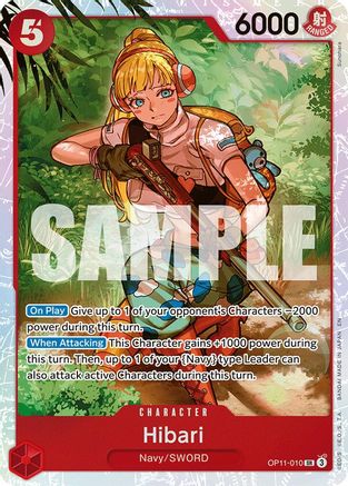 A Fist of Divine Speed OP11-010 Hibari (OP11-010) - Foil - Super Rare