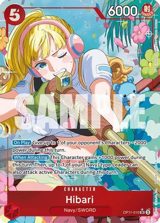 A Fist of Divine Speed OP11-010 Hibari (Alternate Art) (OP11-010) - Foil - Super Rare