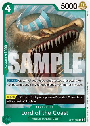 A Fist of Divine Speed OP11-028 Lord of the Coast (OP11-028) - Foil - Rare