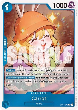 A Fist of Divine Speed OP11-049 Carrot (OP11-049) - Foil - Rare