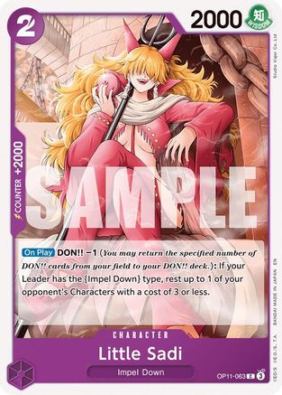A Fist of Divine Speed OP11-063 Little Sadi (OP11-063) - Common