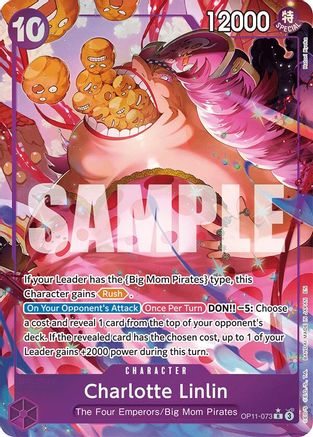 A Fist of Divine Speed OP11-073 Charlotte Linlin (Alternate Art) (OP11-073) - Foil - Rare