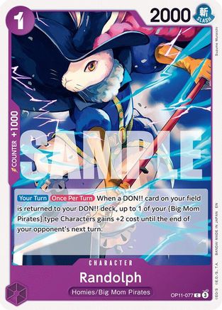 A Fist of Divine Speed OP11-077 Randolph (OP11-077) - Common