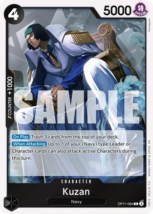 A Fist of Divine Speed OP11-084 Kuzan (OP11-084) - Foil - Rare