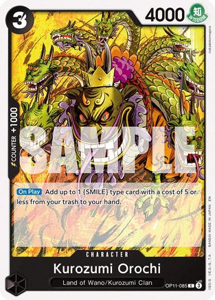 A Fist of Divine Speed OP11-085 Kurozumi Orochi (OP11-085) - Common
