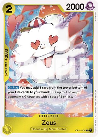 A Fist of Divine Speed OP11-106 Zeus (OP11-106) - Foil - Rare