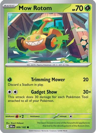 SV10 Destined Rivals 009/182 Mow Rotom - Common