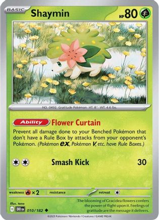 SV10 Destined Rivals 010/182 Shaymin - Uncommon