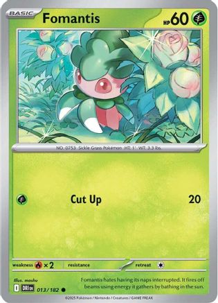 SV10 Destined Rivals 013/182 Fomantis - Common