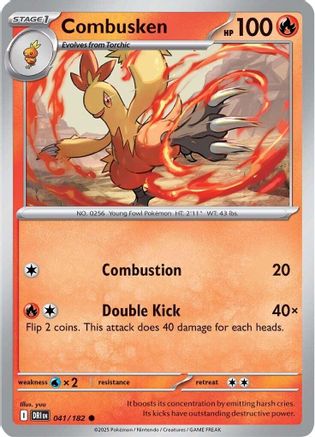 SV10 Destined Rivals 041/182 Combusken - Common
