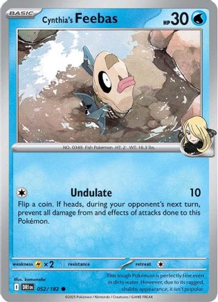 SV10 Destined Rivals 052/182 Cynthia's Feebas - Common