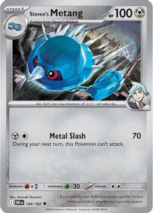 SV10 Destined Rivals 144/182 Steven's Metang - Uncommon