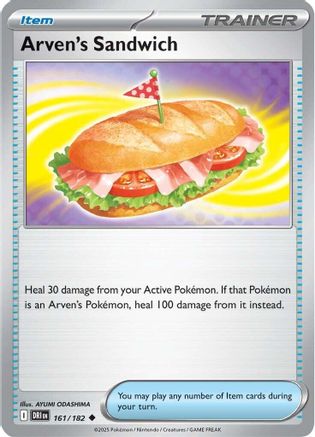 SV10 Destined Rivals 161/182 Arven's Sandwich - Uncommon