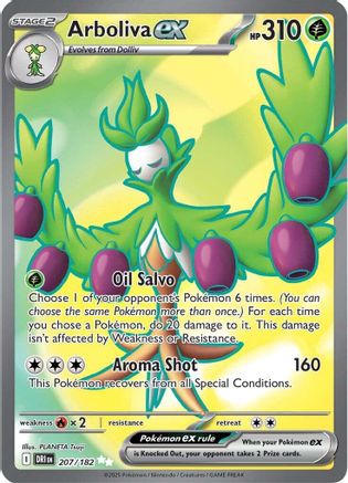 SV10 Destined Rivals 207/182 Arboliva ex - Holofoil - Ultra Rare