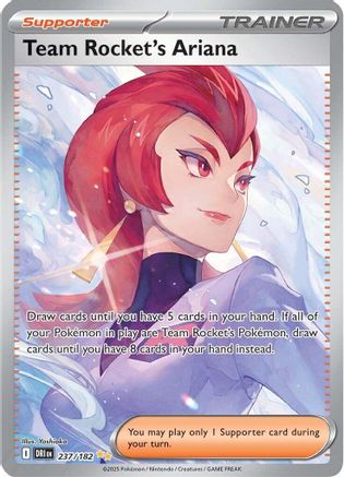 SV10 Destined Rivals 237/182 Team Rocket's Ariana - Holofoil - Special Illustration Rare