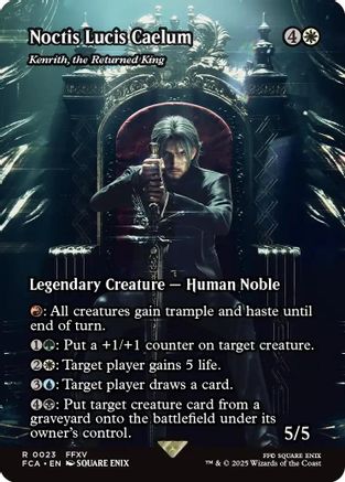 FINAL FANTASY: Through the Ages - (FCA-023) - Noctis Lucis Caelum - Kenrith, the Returned King (Showcase)