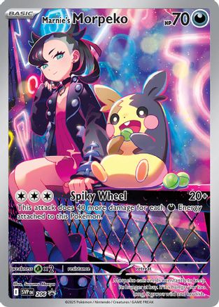 SV Scarlet & Violet Promo Cards 206 Marnie’s Morpeko - Holofoil - Holo Rare