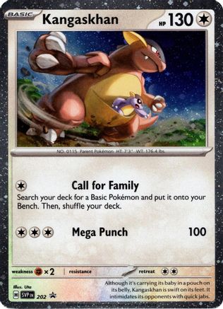 SV Scarlet & Violet Promo Cards 202 Kangaskhan - Holofoil - Holo Rare