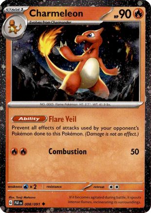 Miscellaneous Cards & Products 008/091 Charmeleon - Holofoil - Uncommon