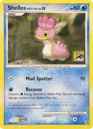 Miscellaneous Cards & Products 107 Shellos West Sea (SDCC 2007) - Common