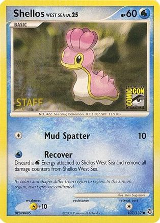 Miscellaneous Cards & Products 107 Shellos West Sea (SDCC 2007 Staff) - Common