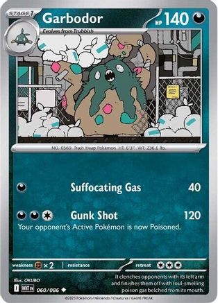SV White Flare 060/086 Garbodor - Uncommon