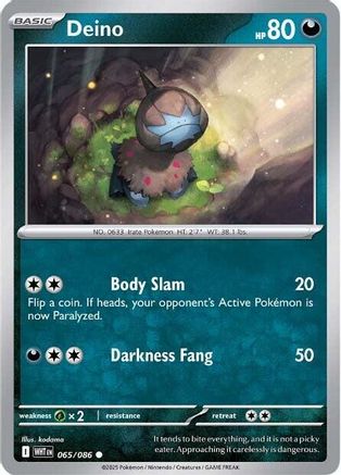 SV White Flare 065/086 Deino - Common