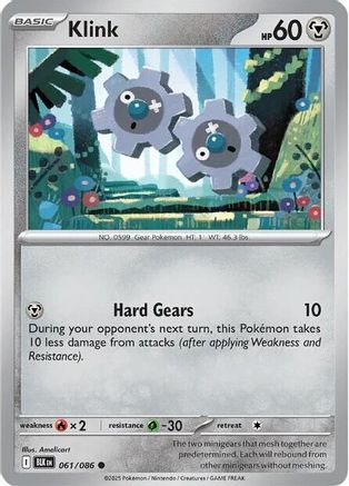SV Black Bolt 061/086 Klink - Reverse Holofoil - Common