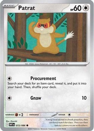 SV White Flare 072/086 Patrat - Common