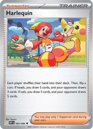 SV White Flare 083/086 Harlequin - Reverse Holofoil - Uncommon