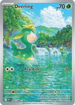 SV White Flare 091/086 Deerling - Holofoil - Illustration Rare