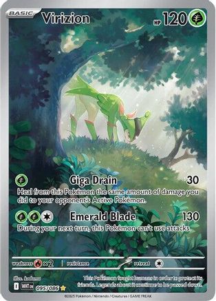 SV White Flare 095/086 Virizion - Holofoil - Illustration Rare