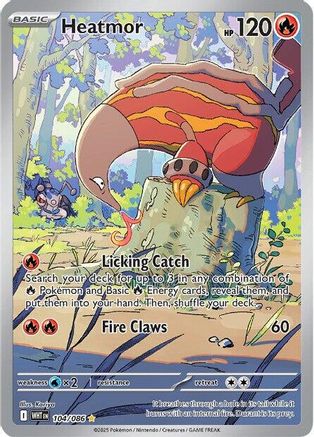SV White Flare 104/086 Heatmor - Holofoil - Illustration Rare