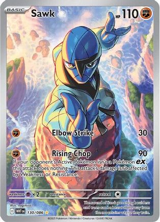 SV White Flare 130/086 Sawk - Holofoil - Illustration Rare