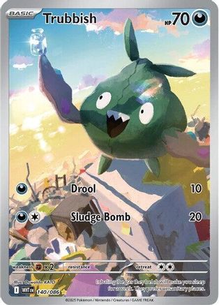 SV White Flare 140/086 Trubbish - Holofoil - Illustration Rare